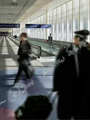 Airport travelers