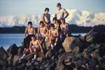 Alaskan high school basketball team picture