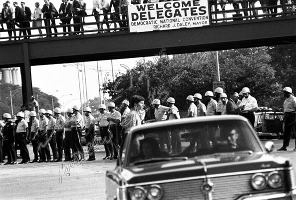 Democratic National Convention demonstrations,  Chicago - August 1968