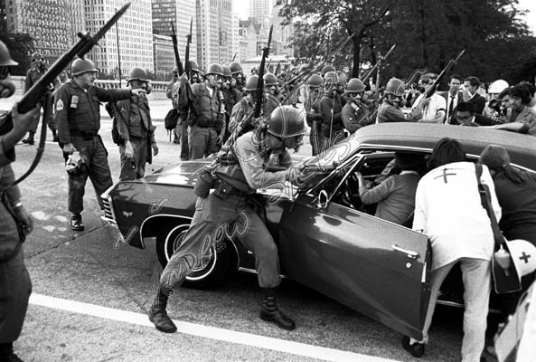 Democratic National Convention demonstrations,  Chicago - August 1968